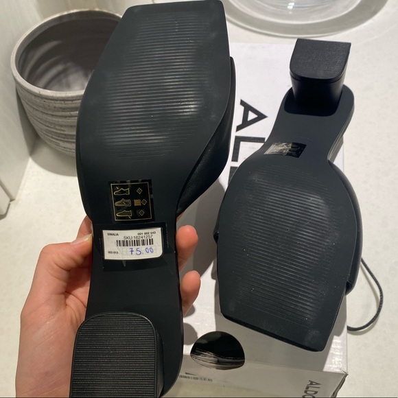 Aldo Simalia Heel - Black NWT Sz. 7.5 - Picture 9 of 11